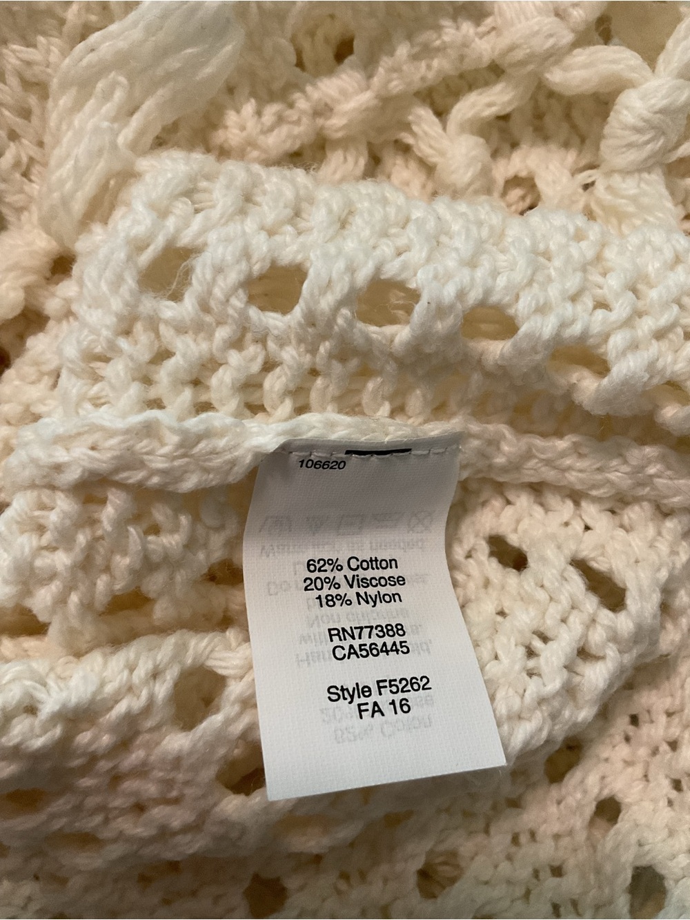 Madewell White Crochet Knit Tank Top Round Neck - Picture 6 of 7